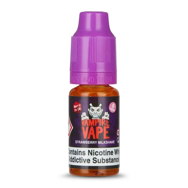 Strawberry Milkshake E-Liquid by Vampire Vape (10ml) - 6mg