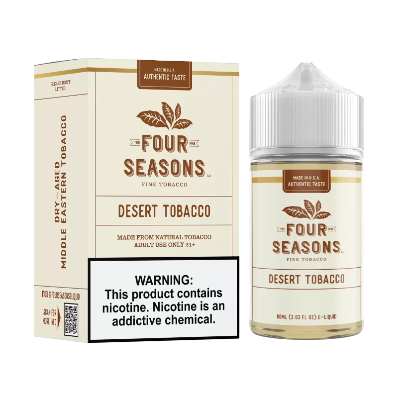 FOUR SEASONS - Desert Tobacco - 60ML E-Liquid - 3MG