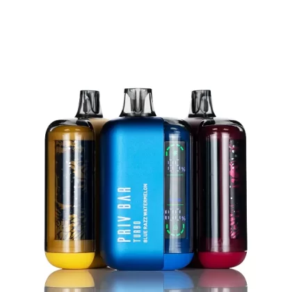 SMOK Priv Bar Turbo 15K 15000 Puffs Disposable Vape - 16mL - Kiwi Straw Bubblegum