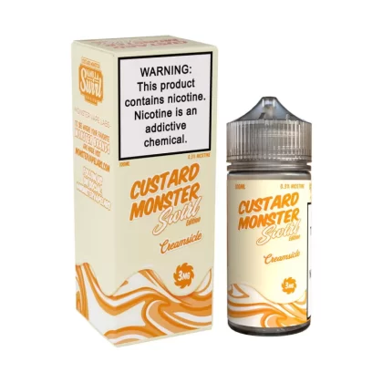Custard Monster Swirl Edition - Creamsicle - 100ML E-Liquid - 6MG