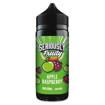 Seriously Fruity 100ml Shortfill E-Liquid by Doozy Vape Co - Flavour#Apple Raspberry>Strawberry Kiwi>Fantasia Lemon>Mango Orange>Blue Razz Berry>Blackcurrant Honeydew