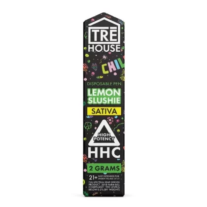 TRE House High Potency HHC Lemon Slushie Disposable 2 Grams - Vape Store