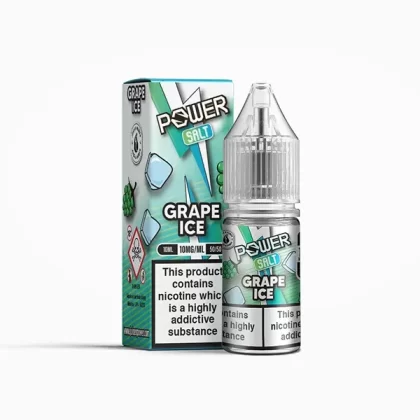 JNP Power Salts Grape Ice E Liquid 10ml - Nicotine Strength#20mg>10mg (A38F3B)