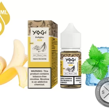 Banana Ice by YOGI Delights Salt 30ml - Vape Product, Vape Product