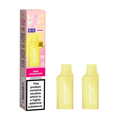 Pink Lemonade Lost Mary BM600 Pods - Ecigwizard