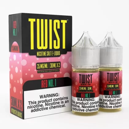Twist e-Liquids Salt Red No 1 eJuice - 60mL (2x30mL); Vape Product, Vape Product; Twist eLiquids (379984)