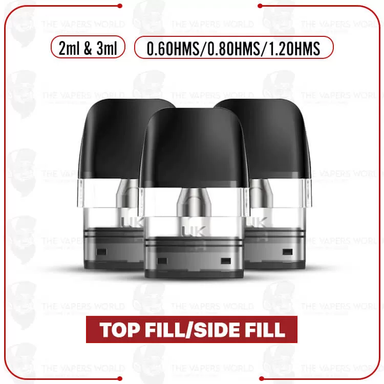 GeekVape Q Replacement Pod Cartridge – 3PK - Thevapersworld