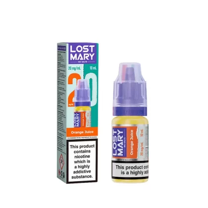 Lost Mary Orange Juice 10ml Nic Salts E-Liquid - 20mg
