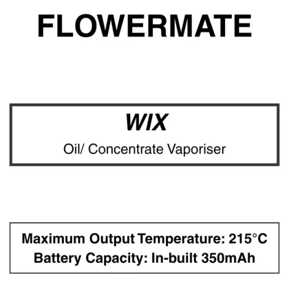 Flowermate Wix – Oil Vaporizer