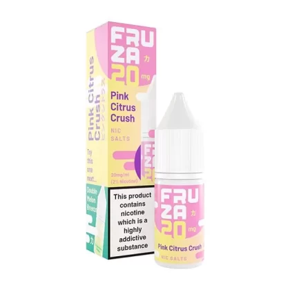 Fruza Pink Citrus Crush Nic Salt - 20mg - Pack of 10