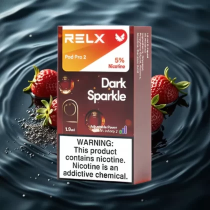 RELX Pod Pro 2 Dark Sparkle 5% Nicotine 600 Puffs 1.9ml Vape with 3 Voltage Modes - Bangvapeaustralia