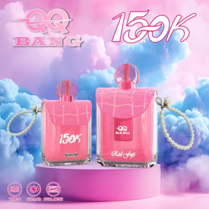 Bang QQ 150K | 150000 puffs, mesh coil, 10 options, Type-C rechargeable, bulk disposable vape - Aiviouvapes
