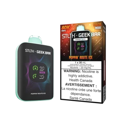 STLTH X GEEK BAR - Poppin' Route Ice - 20 mg/mL (wholeseller)(SK) - Excise FED