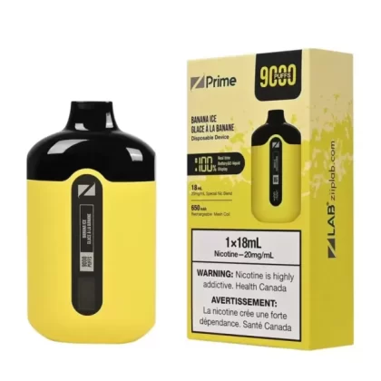 ZPrime Disposable Vape – 9000 Puffs – Banana Ice - Ecigdepot