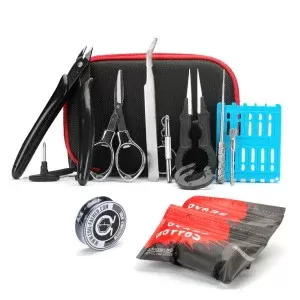 X9 Master V3 Tool Kit DIY Tools Kit Vape Bag Tweezers Pliers Wire Coil Jig Winding for RDA RTA RDTA Atomizer