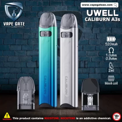 UWELL CALIBURN A3S 16W POD SYSTEM - Lake Green