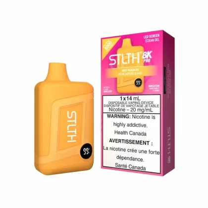STLTH 8k Pro – Juicy Peach Ice - Ecigdepot