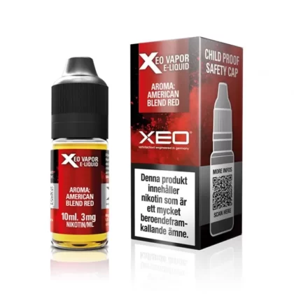 XEO Xtreme Vapor American Blend Red 10ml – vape juice med nikotin