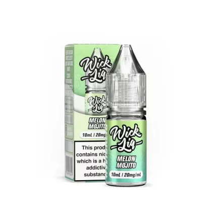 Wick Liq Bar Juice Melon Mojito 10ml Nic Salts E-Liquid - Vape Product, Vape Product