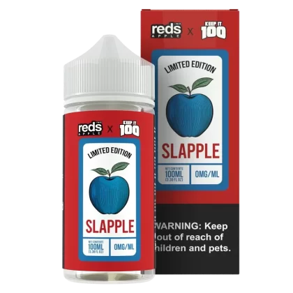 7 Daze Reds X Keep It 100 Slapple E-Liquid 100mL - Vape Product, Vape Product (B18895)