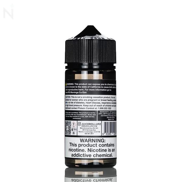 Juice Roll Upz E-Liquid - Strawberry - 100mL - 3mg - Image 2