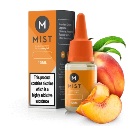 Juicy Peach E Liquid 10ml - 70PG/30VG (Standard) / NONE 0mg