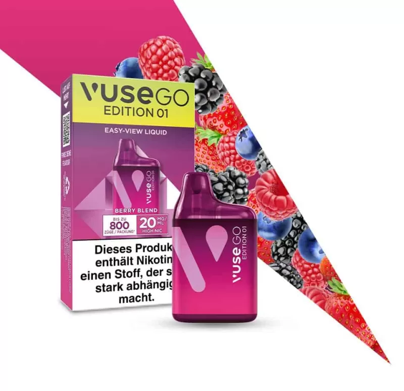 Vuse Go 800 – Berry Blend - Wasser, Aromastoffe; 20mg/ml (8487B2)
