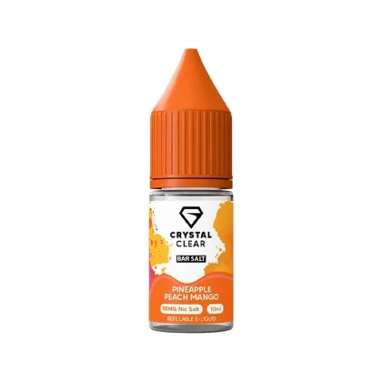 Crystal Clear Bar Salts Pineapple Peach Mango Nic Salt Vape Juice