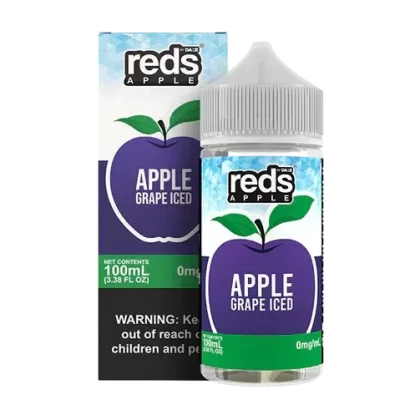 100ML | Iced Apple Grape by 7Daze Reds Apple - Size#100ML~Strength#0MG>3MG>6MG