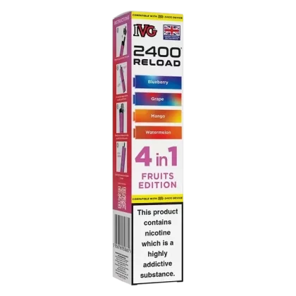 IVG 2400 4in1 Multi Flavour Edition Prefilled Pods - Select#Fruits Edition>Apple Edition>Banana Edition>Blueberry Edition>Berry Edition>Blackberry Edition>Blue Edition>Citrus Edition>Coconut