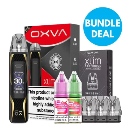 5mg (0.5%) OXVA Xlim Pro 3 Pod Kit Bundle - OXVA / Pod Kit / Black Carbon / Black Leather / Brown Leather / Pink Silk / Pro Carbon / Purple Silk / Race Red / Sky Blue / Titanium Silk