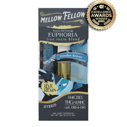Mellow Fellow Live Resin Sundae Driver Cartridge – 2000mg
