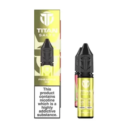 Pineapple Ice Nic Salt by Titan – Tropical Vibes with a Cool Finish
