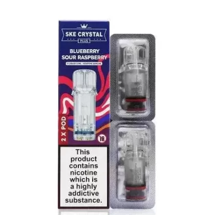 SKE Crystal Plus Pods – Blue Sour Raspberry