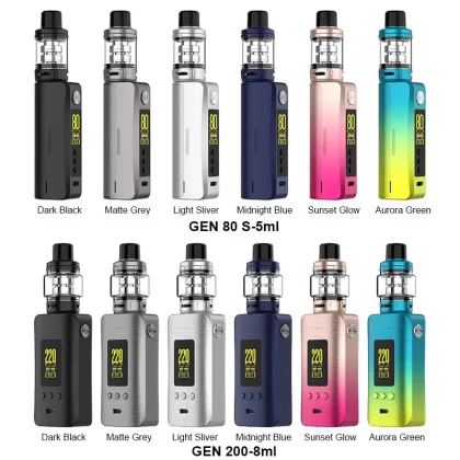Vaporesso GEN 200 & 80 S Box Kit With iTank - Midnight Blue / GEN 80 S