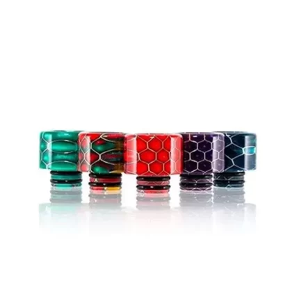 SMOK 510 Cobra Resin Drip Tip - Color#Black>Blue>Green>Purple>Yellow>Auto Pink>Red>7-Color