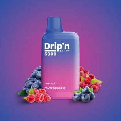 Drip’n by Envi Blue Razz Disposable Vape