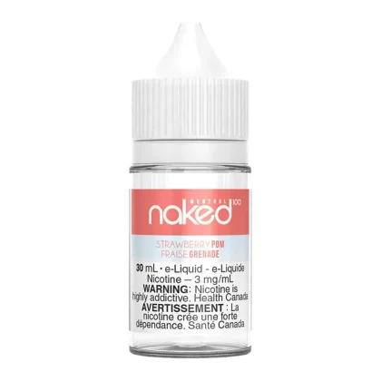 Naked100 Freebase E-Liquid – Strawberry Pom Menthol 30ml