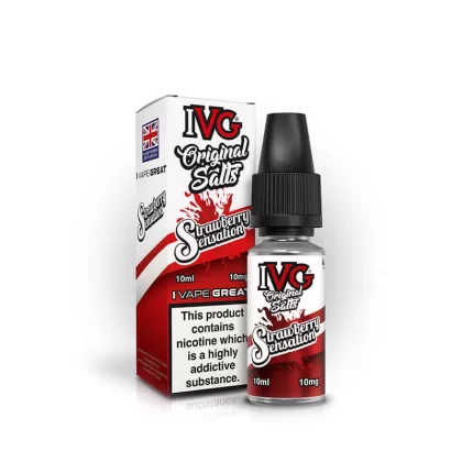 IVG Original Salts Strawberry Sensation 10ml E-Liquid - 20mg