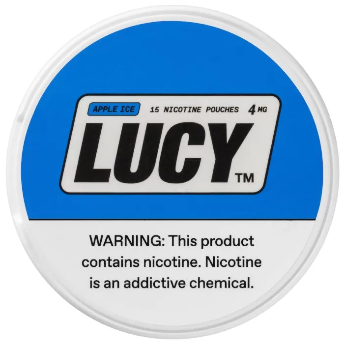 Lucy Nicotine Pouches – Apple Ice - Vape Product, Vape Product (D3BBB3)