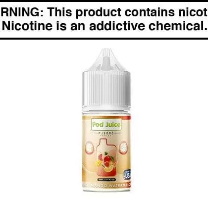PEACH MANGO WATERMELON BY POD JUICE SALT PJ5000 SERIES 30ML - Vapejuice