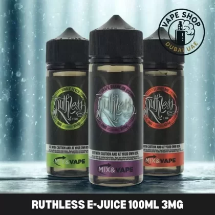 Ruthless 100ML 3mg E-juice Buy in Dubai UAE - ANTIDOTE ON ICE, Energy Drink (9E1648)
