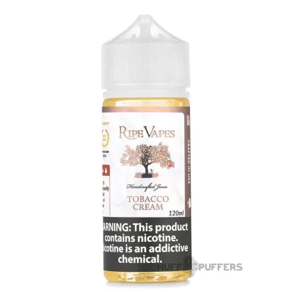Ripe Vapes – Tobacco Cream 120mL - Nicotine Strength#3mg>6mg>12mg