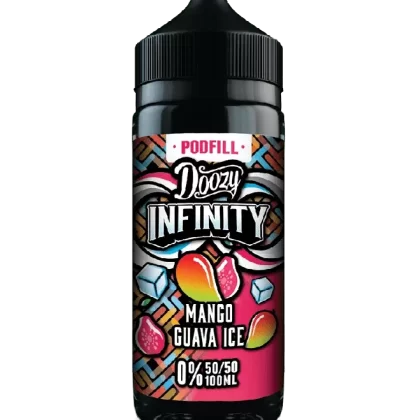 DOOZY INFINITY PODFILL MANGO GUAVA ICE 100ML SHORTFILL E-LIQUID