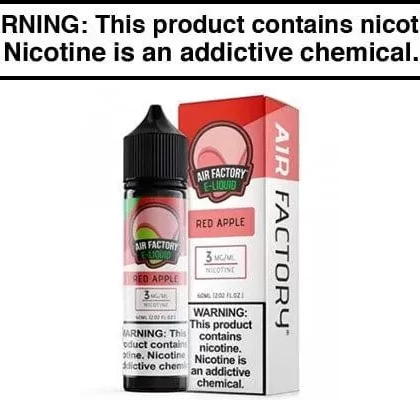 RED APPLE BY AIR FACTORY 60ML - Vapejuice