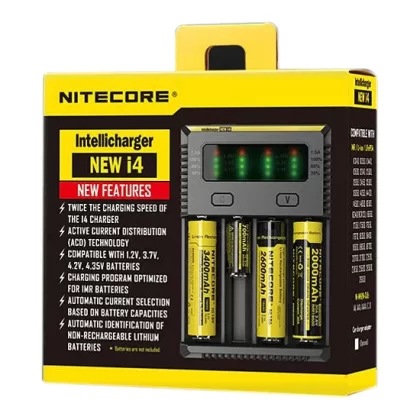 Upgraded Nitecore Intellicharge i4 Charger