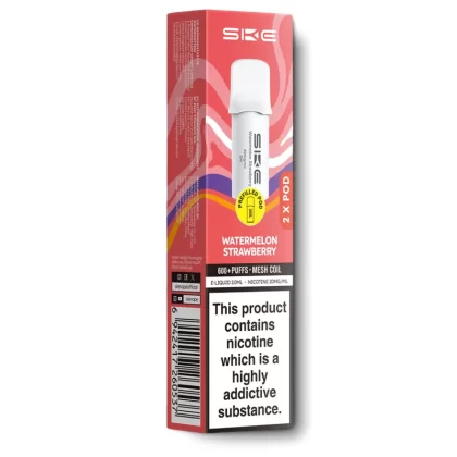 Watermelon Strawberry SKE 600 Pro Pods - Ecigarettedirect Co