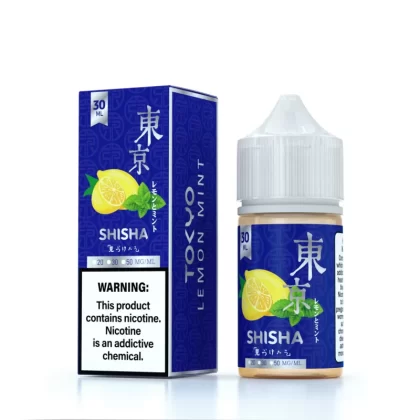 Tokyo Silver Shisha Series – Lemon Mint 30 ml (20/30/50mg) - Vape Product, Vape Product