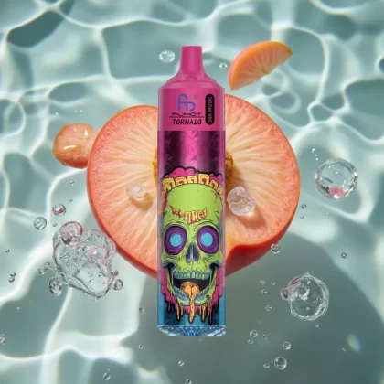 Fumot RandM Tornado 30000 Puffs Disposable Vape Peach Ice – 30mL, 5% Nicotine, 600mAh Rechargeable - Bangvapeaustralia