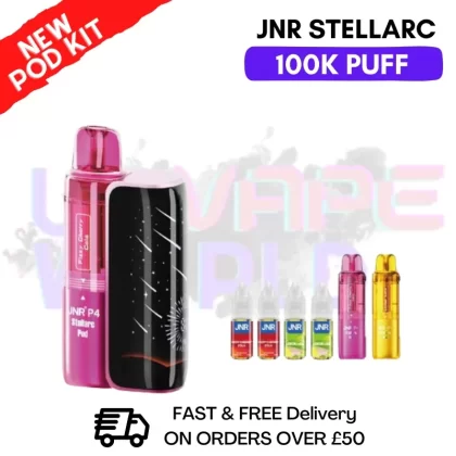 Fizzy Cherry Cola JNR 100K Puff Stellarc Pod Kit